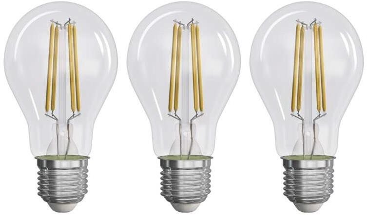 Emos LED žárovka Filament A60 E27 3,8 W 60 W 806 lm teplá bílá 3ks