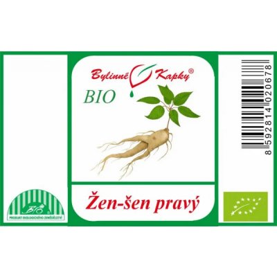 Bylinné kapky Žen-šen pravý BIO tinktura 50 ml – Hledejceny.cz