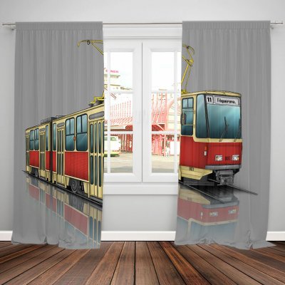 IMPAR Závěsy Tramvaj KT4 (Rozměr : 140x250, Materiál: Blackout) – Hledejceny.cz