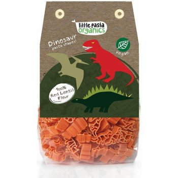 Little Pasta Organics Těstoviny z červené čočky dinosaurus bio 250 g