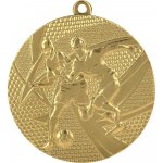 Designová kovová medaile Fotbal Zlatá 5 cm – Hledejceny.cz