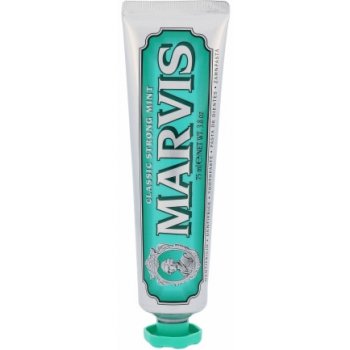 Marvis Classic Strong Mint zubní pasta bez fluoridu 75 ml