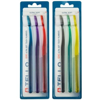 Tello 6240 zubní kartáček Ultra Soft 3 ks – Zboží Mobilmania