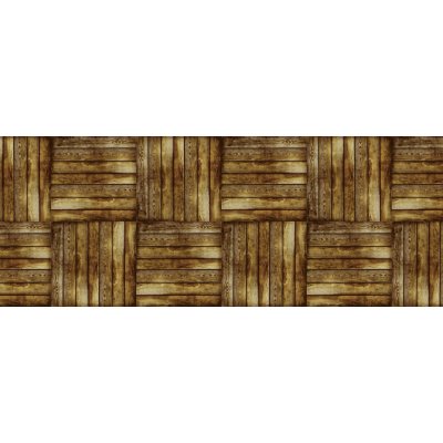 Sanem Plastik 1168 PVC ubrus Florista dřevo kostky hnědá 140x180 cm – Zboží Dáma