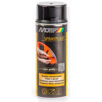 Motip Sprayplast černý lesk 400 ml