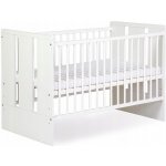 Klupś Dřevěná postýlka Meble Paula 60 x 120 bílá – Sleviste.cz