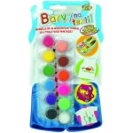 SMT Creatoys Barvy na textil 12 ks štětec – Zboží Dáma