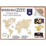 Wooden City 3D puzzle Mapa Světa M 31 ks WM501 – Zbozi.Blesk.cz