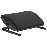 Powerton Podstavec pod nohy, odnimatelný měkký polštář, černý, ocel, 25 kg nosnost, Powerton – Zboží Dáma