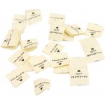 Pro Háčkování Látková cedulka Handmade with ♥ natural – Zboží Dáma