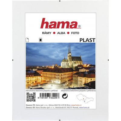 Hama 62x93 | Euroklip Hama clip-Fix, průhledný plast