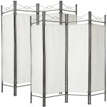 Casaria Lucca 100610 Paraván krémový 180 x 163 cm – Zboží Dáma
