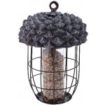 Esschert Design XL Krmítko pro ptáčky Acorn "Best for Birds" žalud 20 x 20 x 29 cm černá patina – Hledejceny.cz