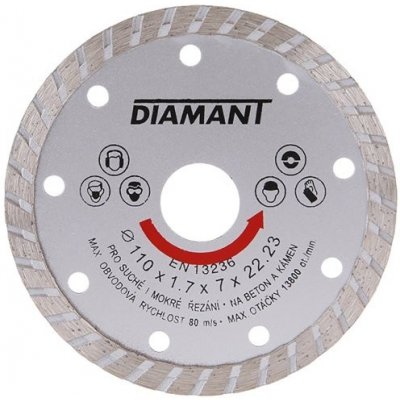 Diamant Levior Kotouč diamantový 110 x 1.7 x 22.2 mm 21130 – Sleviste.cz