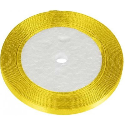 Bellatex Stuha saténová 6 mm/ 22,5m žlutá – Sleviste.cz