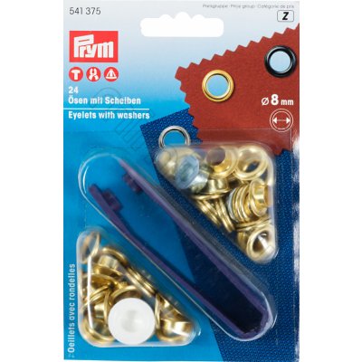 Průchodky 8 mm s podložkou MOSAZ – Hledejceny.cz