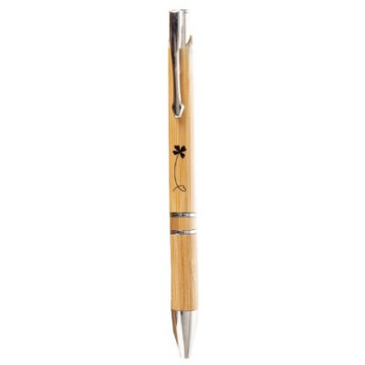 Indecor X11849 propiska bambus Pro štěstí hnědá 4x1x16 cm – Zboží Mobilmania