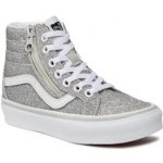 Vans Sk8-hi Reissue Side Zip Glitter Silver/true White – Zbozi.Blesk.cz