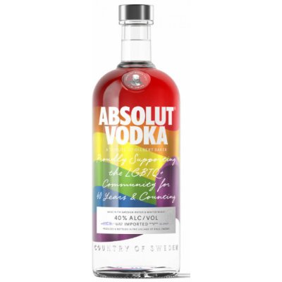 Absolut Rainbow Limited 40 % 1 l (holá láhev) – Zbozi.Blesk.cz