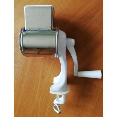 Mlýnek na strouhanku Typ: s klasickým upevněním - kombinace nerez+bílá – Hledejceny.cz