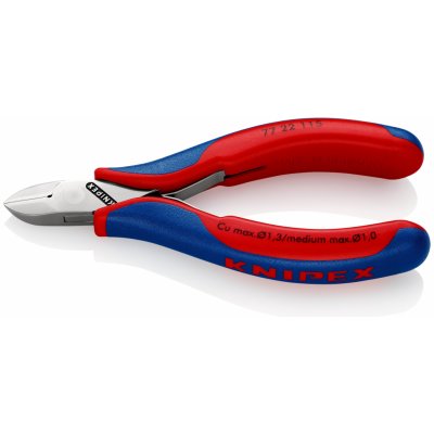 Kleště štípací boční pro elektroniku 115 mm Knipex 7722115 – Zboží Mobilmania