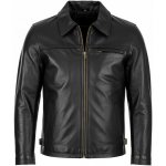 Brixton Jasper Short kožená bunda černá – Zboží Mobilmania