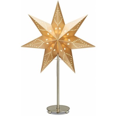 Markslöjd LED stojací hvězda SATURNUS zlatá E14 max. 25 W 49 x 17 x 35 cm – Hledejceny.cz