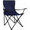 Rybářská sedačka a lehátko Springos Turistická židle s opěradlem CS0003 odstíny modré