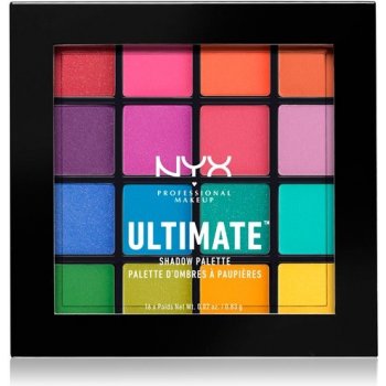 NYX Professional Makeup Ultimate Shadow paletka očních stínů 04 Brights 16  x 0,83 g od 386 Kč - Heureka.cz