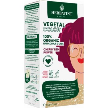 Herbatint Vegetal Color bio rostlinná barva na vlasy CHERRY RED POWER červená třešeň