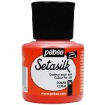 Barva na hedvábí PÉBÉO Setasilk oranžová korálová 45 ml – HobbyKompas.cz