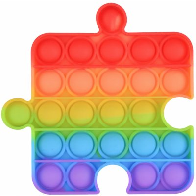 Pop It antistresová hračka Puzzle rainbow – Zboží Mobilmania