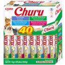 Krmivo pro kočky Churu Cat BOX Tuna Seafood Variety 40 x 14 g
