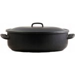 BELIS Smaltovaný oválný pekáč s poklicí 32 x 24 x 11 cm 6.5 l BSE 87232-67B00003 – Zboží Dáma