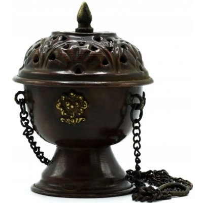 Podstavec pod kadidlo Ancient Wisdom, kov, 7 x 30 cm – Zboží Dáma