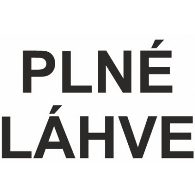 Plné láhve TEXT plast 0,5mm 148 x 52 mm – Hledejceny.cz