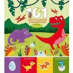 101 věcí k hledání a nalepování Dinosauři – Zboží Dáma