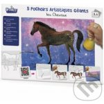 Kreslící šablony koně, kočky – Zboží Dáma