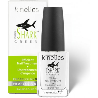 Kinetics NANO GREEN SHARK zpevňující lak na nehty 15 ml – Zboží Dáma