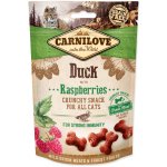 CARNILOVE Cat CRUNCHY Snack Duck enriched with Raspberries 50 g – Sleviste.cz