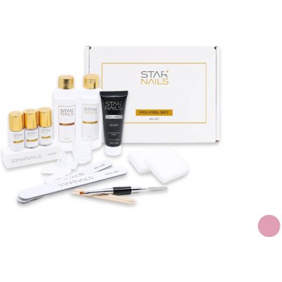 Starnails Sada STARNAILS Polygel Set Velvet modeláž polygelem – Zboží Dáma