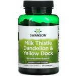 Swanson Milk Thistle Dandelion & Yellow Dock 120 kapslí – Hledejceny.cz
