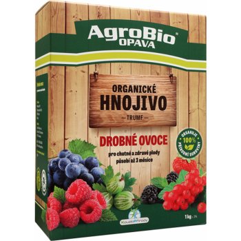 AgroBio Organické hnojivo KP DROBNÉ OVOCE 1 kg