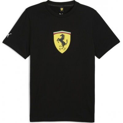 Puma Ferrari Race Colored Big Shield Tee 53375301 black – Hledejceny.cz