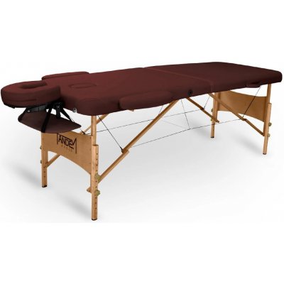 Tandem Basic-2 skládací masážní lehátko Barva: bordová 195*70 cm | 13,1 kg | 13 barev – Sleviste.cz