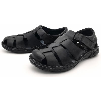 Klondike pánské kožené sandály S-36 černá