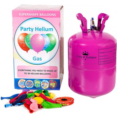 HračkyZaDobréKačky Helium sada narozeninová párty + 30 balónků 18730 – Zbozi.Blesk.cz