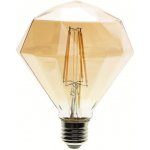 Ecolamp by eLight Dekorační LED žárovka E27 teplá 2700k 4w 280 lm diamond jantarová – Hledejceny.cz