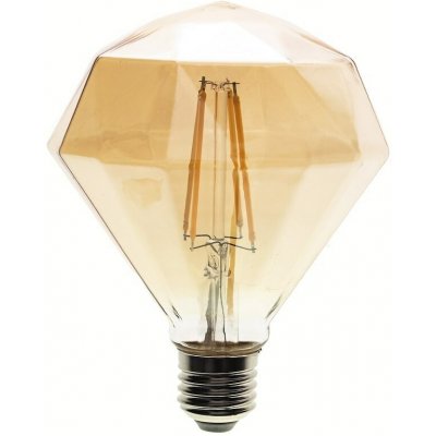 Ecolamp by eLight Dekorační LED žárovka E27 teplá 2700k 4w 280 lm diamond jantarová – Hledejceny.cz