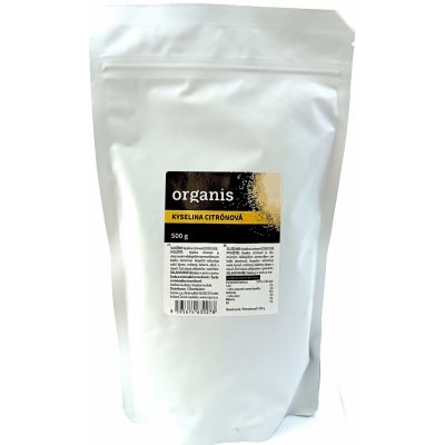 Organis Kyselina citronová 500 g – Zbozi.Blesk.cz